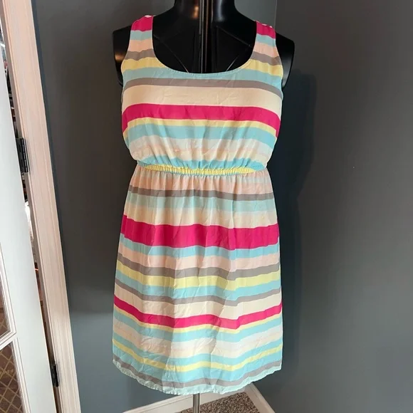 Torrid Colorful Striped Dress - Picture 1 of 8